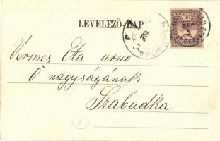 1901 Nagyvárad, Oradea; Ferenc József huszár laktanya. Sonnenfeld Adolf kiadása / Austro-Hungarian K...