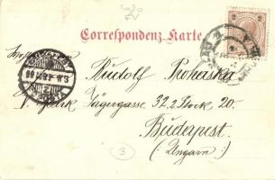 1899 Jihlava, Iglau; Ignaziuskirche / Church, shops (EK)