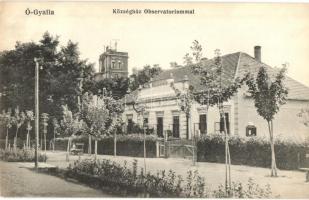 Ógyalla, Stara Dala, Hurbanovo; Községháza, Obszervatórium (csillagvizsgáló). L. H. Pannonia kiadása / town hall, observatory