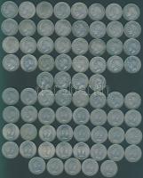 Nagy-Britannia 1920-1966. 1Sh (73x), benne 36db Ag, jobb évszámok T:2,3,4 (csak 1-2db!)