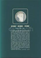 Olaszország "Impresszionista festők" Ag emlékérem-sorozat, díszkiadásban, albumban, érmenként ismertetővel, benne Seurat, Monet, Toulouse-Lautrec, Van Gogh, Gaugin, Manet, Renoir, Degas, Cezanne összesen 9 klf db T:PP