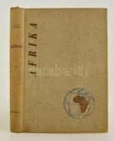 Futó József: Afrika Dedikált! Bp., 1965. Gondolat Kiadó, Kiadói egészvászon kötésben