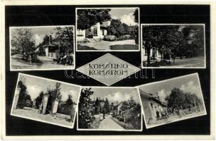 1930 Komárom, Komárno; Utcarészlet / street, multi-view