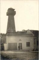 Tiszakálmánfalva, Budiszava, Budisava; Dobrovoljni vatrogasni dom / Önkéntes tűzoltóság, tűztorony / voluntary fire brigade, fire station, tower. photo