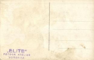 Osztrák-magyar katonák műtermi csoportképe Versecben / WWI Austro-Hungarian K.u.K. soldiers in Vrsac...