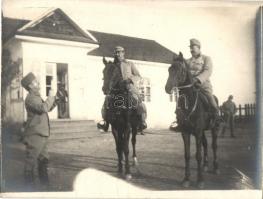 5 db első és második világháborús katonai fotólap / 5 WWI and WWII military photos (non PC)