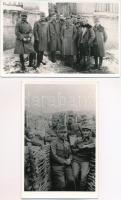 5 db első és második világháborús katonai fotólap / 5 WWI and WWII military photos (non PC)