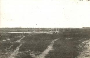 3 db második világháborús fotólap Zomborból / 3 WWII military photo postcards from Sombor