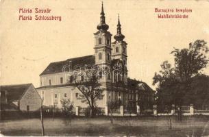 Sasvár, Sastín, Mária Sasvár, Maria-Schlossberg; Búcsújáró templom. W. L. Bp. 5684. / Wahlfahrtskirche / pilgrimage church (EK)