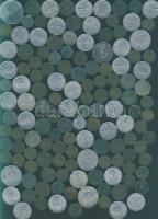 Kis magyar fémpénz tétel, 136db, többségében a pengő-rendszerből, benne kevés 1926 előtti T:2,3,4