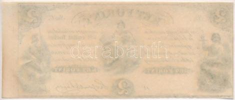 1852. 2Ft "Kossuth bankó" "C" kitöltetlen, ívszéllel T:I-
Hungary 1852. 2 Forin...