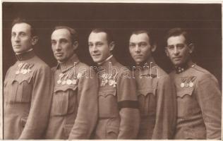 Oláh Ferencz, Székely Gyula, Zilahy Pál, Kiss Ferencz, Nagy Jenő Takács V. fényképész Debrecen, photo