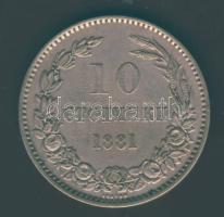Bulgária 1881. 10S T:2/3