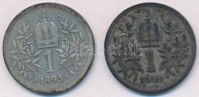 Ausztria 1895-1899. 1K Ag "Ferenc József" (2x) T:2- patina
Austria 1895-1899. 1 Corona &q...