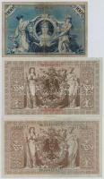 Német Birodalom 1903. 100M + 1910. 1000M (2xklf) T:III,II
German Empire 1903. 100 Mark + 1910. 1000...