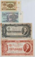 Szovjetunió 1937. 1Ch + 3Ch + 1961. 1R + 1991. 5R T:III,III- Soviet Union 1937. 1 Chervonetz + 3 Chervontsa + 1961. 1 Ruble + 1991. 5 Rubles C:F,VG