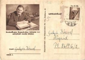 8 db főleg modern szocialista propaganda levelezőlap / 8 mainly modern socialist propaganda postcards