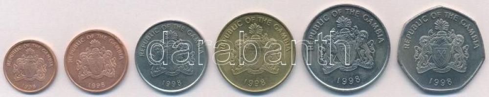 Gambia 1998. 1b-1D (6xklf) T:1-
Gambia 1998. 1 Butut - 1 Dalasi (6xdiff) C:AU