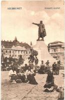 Kecskemét, Kossuth szobor, kiadja Fekete Gyula (fa)