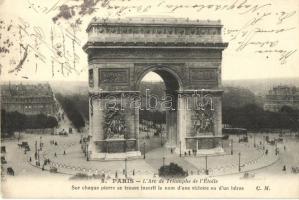 Paris, Arc de Triomphe de lEtoile / triumph arch (EK)