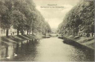 Düsseldorf, Stadtgraben in der Königsallee / river side