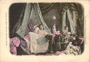 5 db RÉGI és MODERN hölgyeket ábrázoló erotikus képeslap / 5 pre-1945 and modern erotic postcards, n...