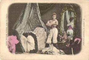 5 db RÉGI és MODERN hölgyeket ábrázoló erotikus képeslap / 5 pre-1945 and modern erotic postcards, n...