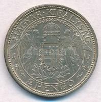 1938. 2P Ag "Madonna" T:2 patina 
Adamo P7