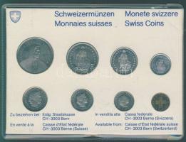 Svájc 1976. 1c-5Fr 8klf db, szettben T:BU Csak 10.000db! Csomagolás sérült.