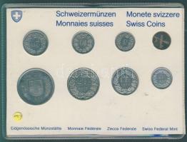 Svájc 1976. 1c-5Fr 8klf db, szettben T:BU Csak 10.000db! Csomagolás sérült