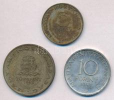 1948. 5Ft Ag "Petőfi" + 10Ft Ag "Széchenyi" + 20Ft Ag "Táncsics" - &qu...