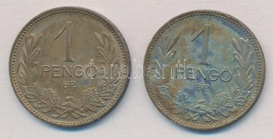 1938. 1P Ag + 1939. 1P Ag T:1- patina, kis ph.
Adamo P6