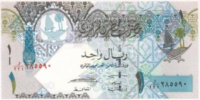 Katar 2008. 1R T:I Qatar 2008. 1 Riyal C:UNC