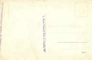 Italozó osztrák-magyar katonák csoportképe / Austro-Hungarian K.u.K. soldiers drinking, L. Weiss Fot...