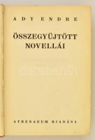 Ady Endre összegyűjtött novellái. Bp.,é.n.,Athenaeum. Kiadói kopott egészvászon-kötés,