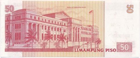 Fülöp-szigetek 2005. 50P alacsony sorszám! "000006" T:I
Philippines 2005. 50 Piso low ser...