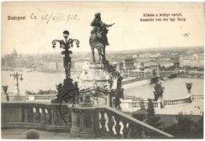 Budapest I. Kilátás a királyi várból, Savoyai szobor