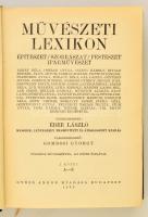 Művészeti lexikon. 1-2. köt. Szerk.: Éber László. Bp., 1935, Győző Andor. Kiadói aranyozott egészvás...