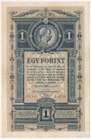 1882. 1Ft / 1G T:III szép papír, kis ragasztónyom Hungary 1882. 1 Forint / 1 Gulden C:VG fine paper, small gluemark  Adamo G125