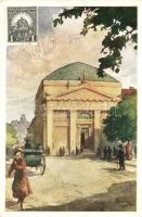 Budapest V. Deák téri evangélikus templom, Műemlékek Országos Bizottsága, s: Drahos, TCV card