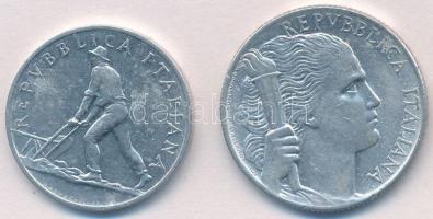 Olaszország 1948R 2L Al + 1949R 5L Al T:2
Italy 1948R 2 Lire + 1949R 5 Lire Al C:XF