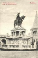 Budapest I. Halászbástya, Szent István szobor (EK)