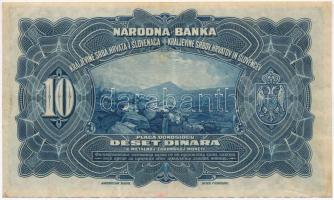 Szerb-Horvát-Szlovén Királyság 1920. 10D T:III
Kingdom of Serbs, Croats and Slovenian 1920. 10 Dina...
