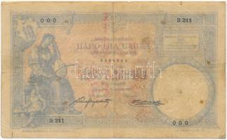 Szerbia 1893. 10D T:III,III- 
Serbia 1893. 10 Dinara C:F,VG 
Krause 10