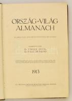Ország-Világ almanach 1913. Az Ország-Világ szépirodalmi képes hetilap előfizetőinek újévi ajándéka....