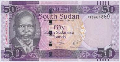 Dél-Szudán 2017. 50Ł T:I South Sudan 2017. 50 Pounds C:UNC