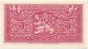 Csehszlovákia 1945. 5K "S" minta perforációval T:I 
Czechoslovakia 1945. 5 Korun with &qu...