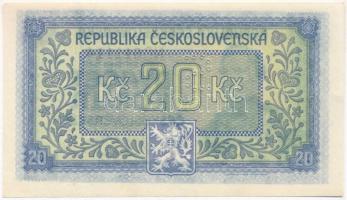 Csehszlovákia 1945. 20K "S" minta perforációval T:I 
Czechoslovakia 1945. 20 Korun with &...