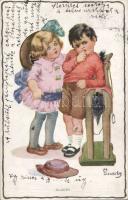 Cloudy, children couple, Reinthal & Newman s: M. Sowerby (fa)