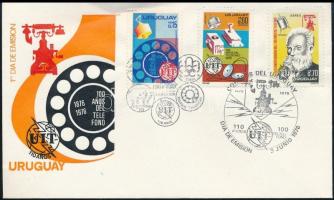 Évfordulók 3 klf bélyeg FDC-n, Anniversary 3 stamps on FDC